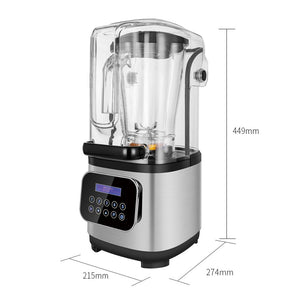 SOUND PROOF COMMERCIAL BLENDER 2.0 LTR - SILVER