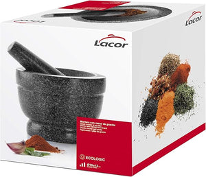 GRANITE MORTAR AND PESTLE 16*12 CMS