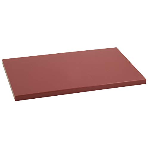 PE BROWN CUTTING BOARD - 530 X 325 X 20 MM