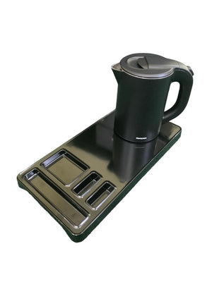 ELECTRIC KETTLE AND TRAY SET 0.8L - D TRAY BLACK