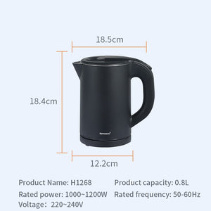 ELECTRIC KETTLE 0.8 LTR - BLACK