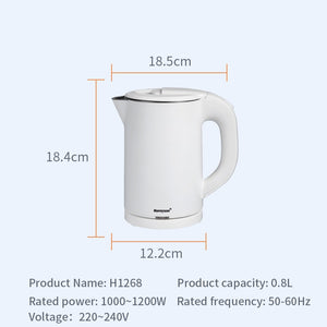 ELECTRIC KETTLE 0.8 LTR - WHITE