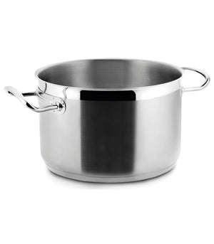 ST/STEEL DEEP CASSEROLE WITHOUT LID 32 CM
