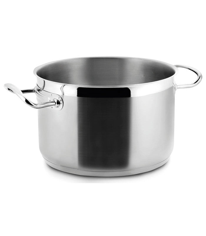 ST/STEEL DEEP CASSEROLE WITHOUT LID 32 CM