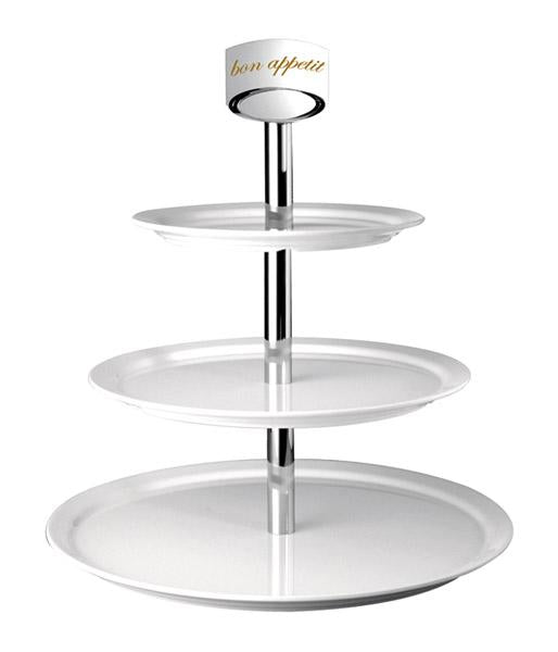 3-TIER DISPLAY STAND - Ø 31/41/51 CM; 55 H.CM