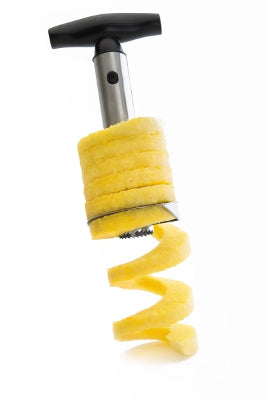 ST/STEEL PINEAPPLE PEELER - 10 X 23 CM