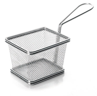 SQUARE CHIP BASKET 12 x 10 x 9 CM