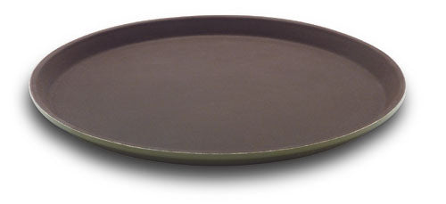 NON SLIP W/FIBREGLASS TRAY 40 CM BROWN