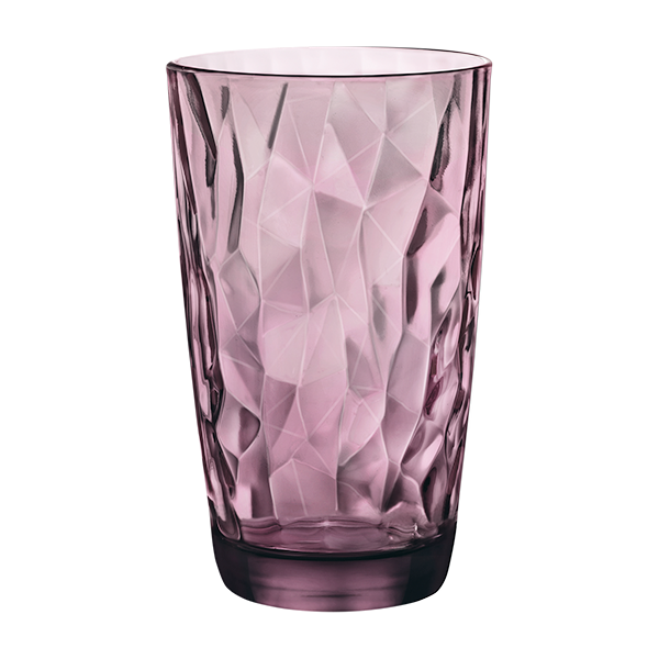 DIAMOND COOLER / LONG DRINK GLASS - ROCK PURPLE 47 cl - 16 oz