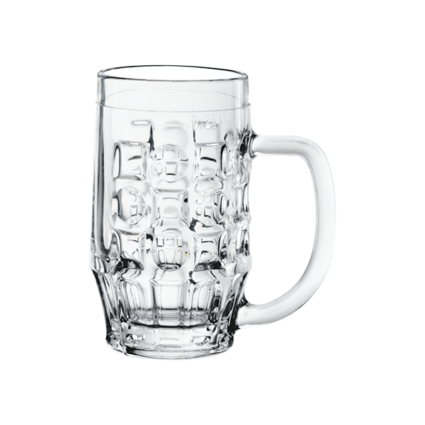 MALLES GLASS BEER MUG 375 ML - 12 3/4 OZ