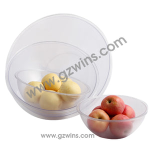 ROUND PEBBLED BOWLS - 9.75L