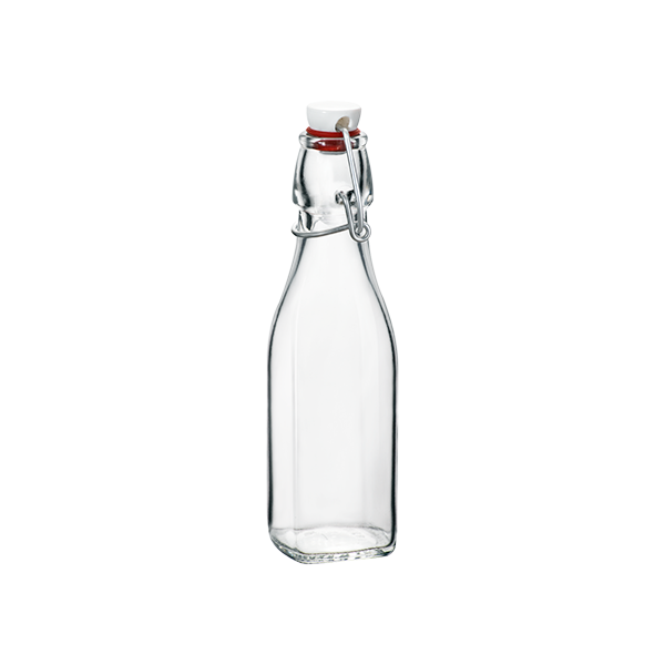 SWING CLIP-TOP GLASS BOTTLE 250 ML - 8 1/2 oz