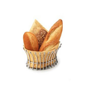 CROWN BREAD BASKET OVAL - 197 x 140 x 85(H)mm Stainless Steel Wire