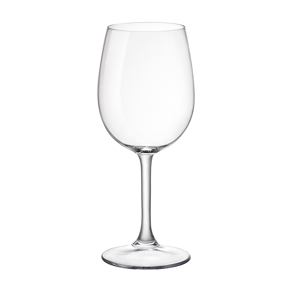 NEW SARA BURGUNDY GLASS 435 ML - 14 3/4 oz