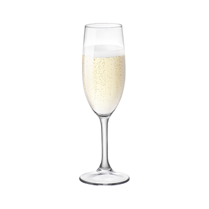 NEW SARA CHAMPAGNE FLUTE GLASS 170 ML - 5 3/4 oz