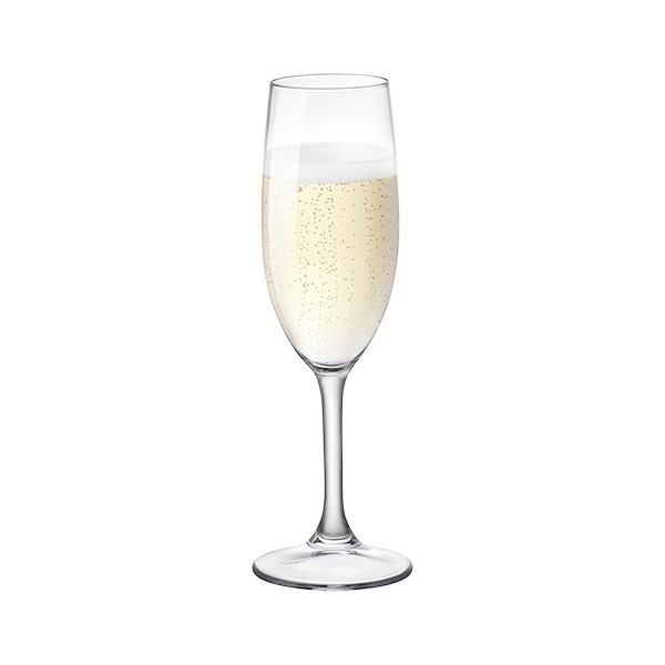 NEW SARA CHAMPAGNE FLUTE GLASS 170 ML - 5 3/4 oz