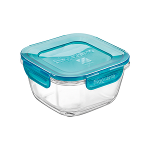 BR EVOLUTION GLASS FOOD STORAGE BOX 12 X 12 SQUARE 42 cl - 14 1/4 oz