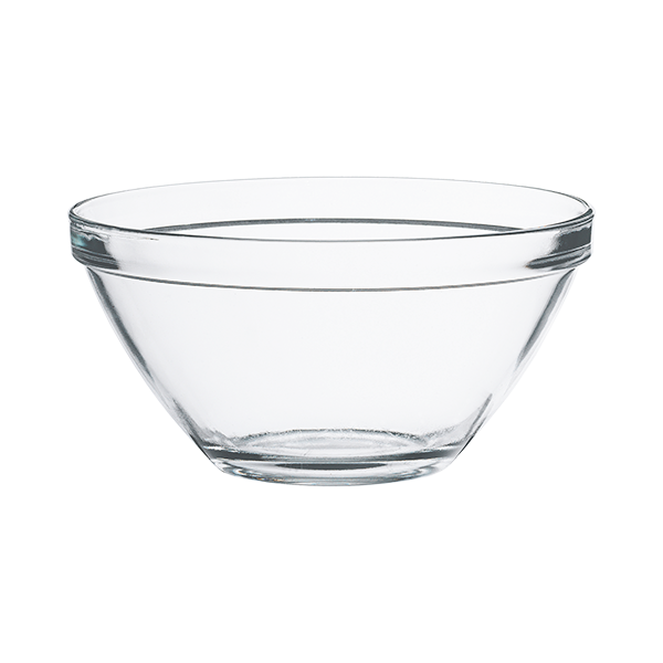 POMPEI GLASS SALAD BOWL 170 cl - 57 1/2 oz