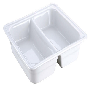 GN 2/3 DIVIDED FOOD PAN