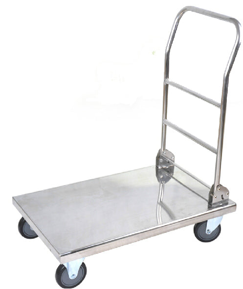 PLATFORM CART WITH FOLDABLE HANDLE
