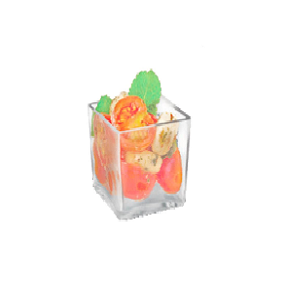 KUBA GOURMET GLASS - 60 x 60 x 52(H)mm Soda Lime Glass