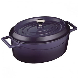 OVAL CASSEROLE - DIA.25 CM - PURPLE