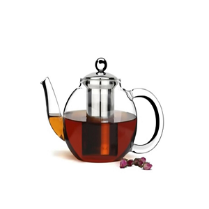 LEXI TEAPOT W/INFUSER - Cap. 0.35L Borosilicate Glass