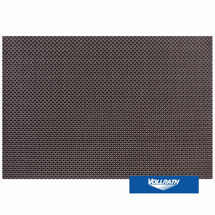 PLACE MAT WIDE BAND - BROWN & BLACK - 45 X 30 CM