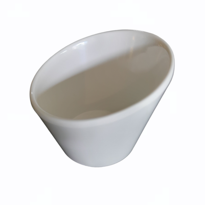 VELOCITY 3.8" SLANTED BOWL IVORY