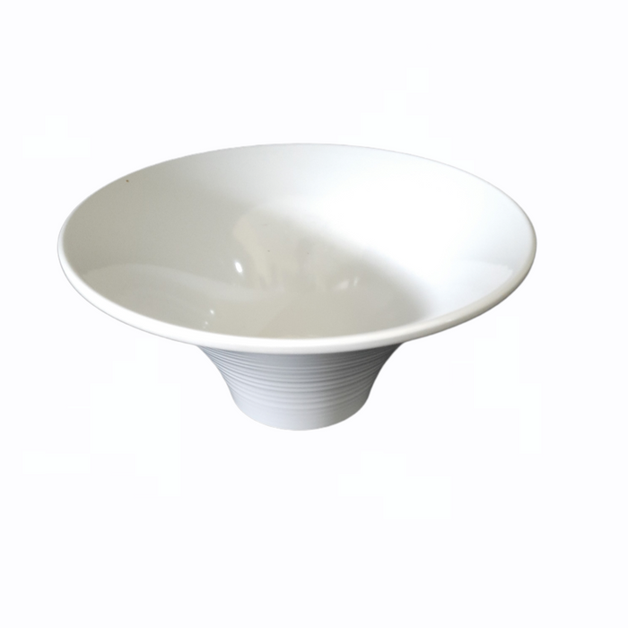 SPIN 8" ROUND BOWL IVORY