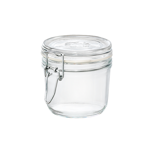 FIDO CLIP-TOP GLASS JAR 350 ML - 11 3/4 OZ