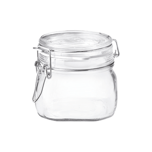 FIDO CLIP-TOP GLASS JAR 500 ML - 17 OZ