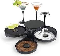 BAR GLASS COCKTAIL RIMMER - BLACK
