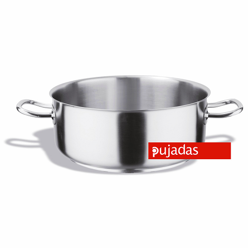 ST/STEEL CASSEROLE DIA 35 CM / H 14 CM / 13.6 LTS