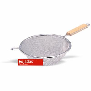 DOUBLE MESH ST/STEEL STRAINER - 15Ø CM; 32L CM