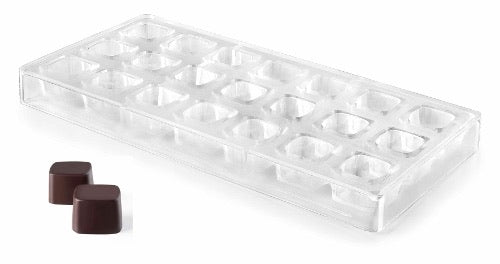CHOCOLATE MOULD SQUARE - DIA 25 X 25 MM / H 17 MM