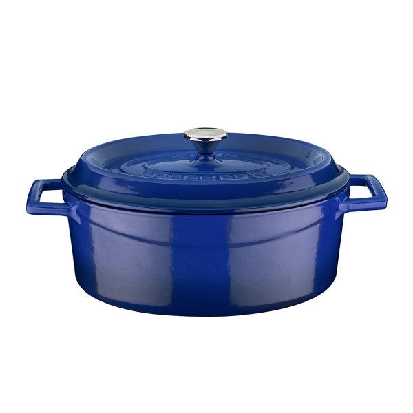 OVAL CASSEROLE - DIA.25 CM - BLUE