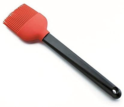 RED SILICON PASTRY BRUSH 23 CM