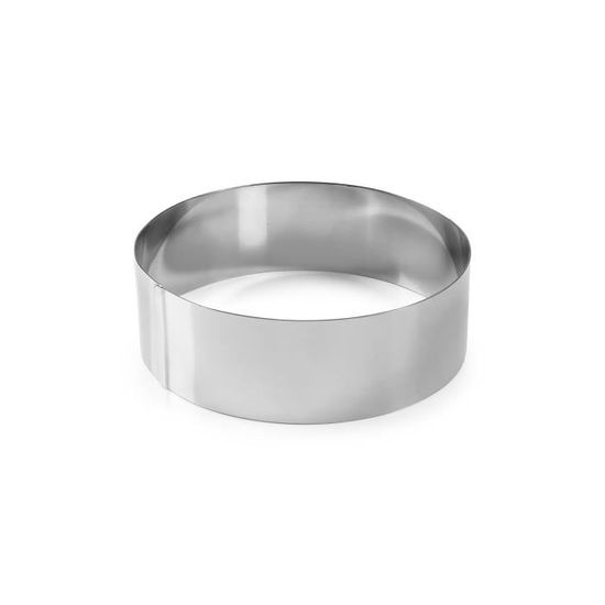 Round Cake Ring 24*6 CM - St/Steel 18/10