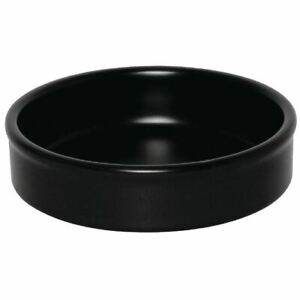 TAPAS 4" RD DISH BLACK